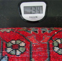 Finally, 13.4# of weight after Air Dusting and completed Washing in our shop.